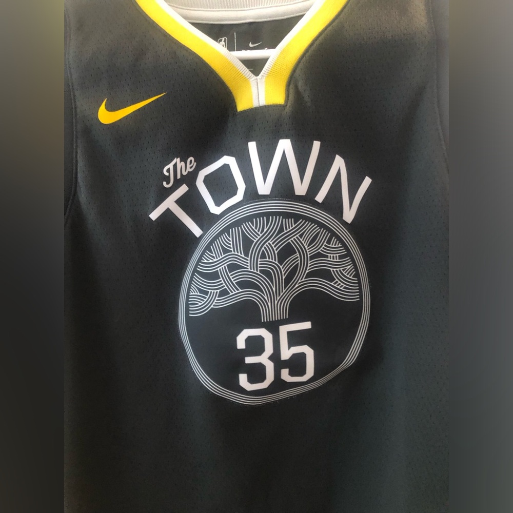 Warriors Durant 35 NBA Jersey